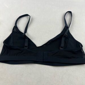 NWOT sheer black parade bra with squiggly details